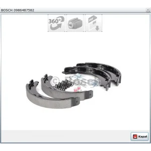 EL FREN BALATASI MERCEDES VANEO 414 (02-05) SLK R171 CLK C209 (02-09) CLC CL203 (08-11) C SERİ W203 (00-07)