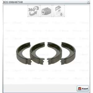 EL FREN BALATASI VOLVO 850 (91-97) C70 I (97-05) S70 (96-00) V70 I (96-00)
