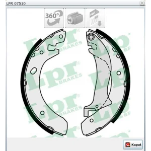 ARKA PABUÇLU BALATA LANDROVER FREELANDER (1998-2006)  254X38MM