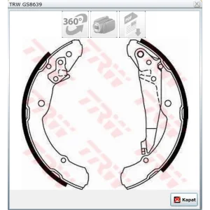 PABUÇLU BALATA ARKA BEETLE (2011>) JETTA IV (2011>) POLO (2009>) INCA (95-03) OCTAVIA (96-04) ROOMSTER (06-15) CADDY II (95-04) 230X32MM