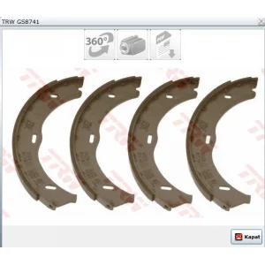 EL FREN BALATASI MERCEDES VITO W447  2014> VITO W639 (03-14) VIANO W639 (03-14) V SERİ W447 (03-14)  186X20MM