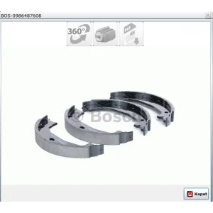 EL FREN BALATASI BMW  1SERİ E82 / E87 / E88 / F20 / F21 / F22 / F23 / F87  3 SERİ E46 / E90 / E91  160X20MM