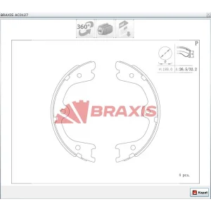 EL FREN BALATASI  NAVARA (05-15)  PATHFINDER (05-13) MERCEDES X220d (17>) HONDA CRV IV 12> INFINITI FX35 (03>) 190X32MM