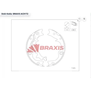 EL FREN BALATASI İX35 (2009>) SPORTAGE (04-09) SPORTAGE (09-15) 190X38MM