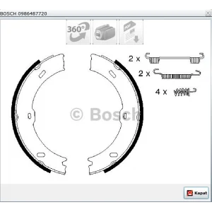 EL FREN BALATASI CRAFTER (06-16) SPRINTER W906 (06-18) SPRINTER W907 (018>) TEKTEKER 180X25 MM  YAY TAKIMLI