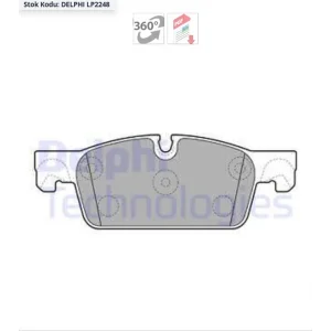 FREN BALATASI ÖN FİŞLİ PEUGEOT 508 1.6 HDI 2010>/ 508 1.6 E-HDI 2010>/ 508 SW 1.6 HDI 2010>/ 508 SW 1.6 E-HDI 2010>