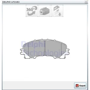 FREN BALATASI ÖN  NISSAN X-TRAIL (T32) 1.6 DCI-1.6 DIG-T  2013>7 KOLTUK / X-TRAIL (T32) 1.6 DCI 4X4 2013>7 KOLTUK / INFINITI Q50 2.2 D 2013> RENAULT KOLEOS 2.0 DCİ 016>