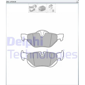 FREN BALATASI ARKA  BMW 1-3 SERI  E81-E87-E90-E91-X1 E84
