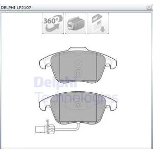 FREN BALATASI ÖN FİŞLİ AUDI A4 (8K2,B8) 1.8 TFSI-2.0TFSİ-2.0TDİ (07-15)/AUDI A5 2.0TFSİ (07-15) /AUDI Q5 2.0TFSİ-TDİ (08-15)