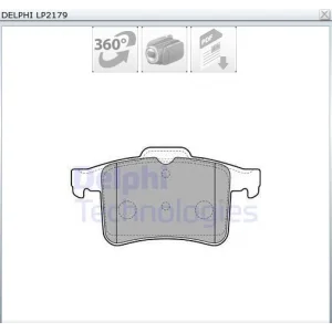 FREN BALATASI ARKA JAGUAR XF I (X250)  XFR-S (09-15) XJ X351 (09>) XF SPORTBRAKE (14>)