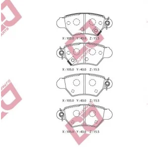 FREN BALATASI ARKA OPEL ASTRA G (98-09) CORSA C (00-09) ZAFIRA A (99-05) SEGMANLI