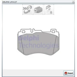 FREN BALATASI ÖN MERCEDES W205 C180-C200-C250 BLUETECH 014>S205-C205 015>A205 016> AMG SPORT