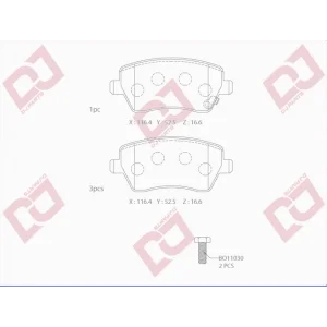 FREN BALATASI ÖN CLIO III 05-12/DACIA DUSTER-DOKKER-LODGY  012>/ MICRA K12 03-10 / NOTE 07-11 / MODUS 05>/KANGOO III 08>/MEGANE IV 15>/MERCEDES CITAN 012>