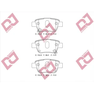 FREN BALATASI ARKA TOYOTA AVENSİS T25 (03-08) COROLLA VERSO (04-09)