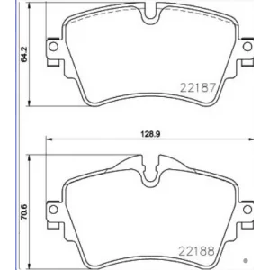 FREN BALATASI ÖN BMW 1 F52 /BMW 2 F45-F46 / X1 F48 / X2 F39 014> MINI F54 /F55 /F56 /F57 COOPER S 013> F60 COUNTRYMAN 016>