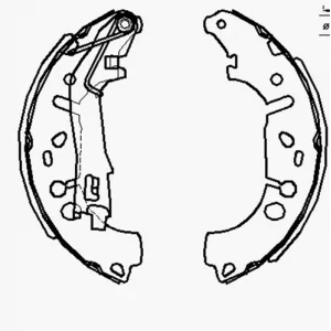 ARKA PABUÇLU BALATA LINEA (07>) PUNTO (99-12) PUNTO EVO (08-12) CORSA D (06-14) CORSA E (14-19) BIPPER-NEMO-FIORINO (08>) 228.6X42.3 MM