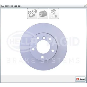 FREN DİSKİ ÖN BMW 1 SERİSİ E81 (06-12) E82 (07-13) E87 (03-13) E88 (08-13) 3 SERİ E90 (05-11) E91 (04-12) E92 (06-13) E93 (06-13) Z4 E89 (09>) HAVALI 300MM