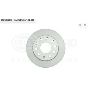 FREN DİSKİ ARKA SKODA OCTAVIA 1.5TSİ-1.6TDİ (2018>) DÜZ 253MM