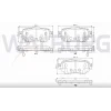 FREN BALATASI  ARKA  NISSAN QASHQAI 1.2-1.5 DCI-1.6DCİ 2014> / X-TRAIL 1.6 DCI 2014>/ RENAULT KADJAR 1.2-1.5 DCI-1.6DCİ  2015>