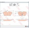FREN BALATASI ARKA  BMW 1 SERİ F20-F21 (10>) 2 SERİ  F23 (14>) GRANDTOURER F46 (15>) F22-F87 (13>) 3 SERİ F30-F31-F35-F80 (11>) 4 SERİ F32-F82 (14>)