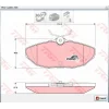FREN BALATASI ARKA  JAGUAR S-TYPE X200 (99-08) JAGUAR XJ (X350-X358) (03-09) LS (98>)