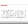 FREN BALATASI ARKA ALFAROMEO GIULIETTA  1.4TB / 1.6JTD (2010-2014) FİŞLİ