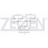 FREN BALATASI ÖN ISUZU D-MAX (02-11) D-MAX 4X4 (2012>) D-MAX 4X2 (2012>)