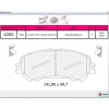 FREN BALATASI ÖN  NISSAN QASHQAI 1.5 DCI-1.6 DCI 2014>/X-TRAIL (T32) 1.6 DCI 2013>/KADJAR 1.5 DCI -1.6 DCI 2015>