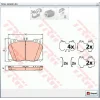 FREN BALATASI ÖN  MERCEDES GLC250 (X253)  015> EQC N293 2019> C253 2019> W213-C238-W205-C257  2018>