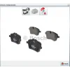 FREN BALATASI ÖN MINI R50/R53 JOHN COOPER 06>/ R55/R56/R57/R58/R59/R60 COOPER S 07>