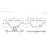 FREN BALATASI ÖN BMW 1  E81 E87 E88 BMW 3  E90 E91 E92 E93 BMW 5  F10 F11 BMW 5  E60 E61 BMW Z4  E89 BMW X1  E84 X DRIVE BMW X1  E84  STOP by FEDERAL MOGUL