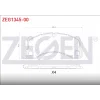FREN BALATASI ÖN TOUAREG 7L (04-10) 7P (10>) CAYENNE (02-10) PANAMERA (11>) MACAN (14>)  GENİŞ TİP