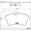 FREN BALATASI ÖN MERCEDES B SERISI (W245) B 180-200 CDI 2005-2011 / MERCEDES A SERISI (W169) A 180-200  2004-2012