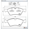 FREN BALATASI ÖN MERCEDES E SERİ S211-W211  (03-09) GL SERİ X164 (06>) W463 (08>) M SERİ W164 (05-11) W166 (11>) R SERİ W251-V251 (06>)