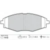 FREN BALATASI ÖN DAEWOO MATIZ (2005>) CHEVROLET SPARK (2005-2009) LANOS (1997>) KALOS (2003-2005) STOP by FEDERAL MOGUL