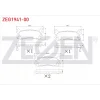 FREN BALATASI ARKA MAZDA MX5 I (89-98) MX5 II (98-05) MAZDA 323 (94-98)