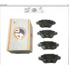FREN BALATASI ARKA OPEL ASTRA G (98-09) CORSA C (00-09) ZAFIRA A (99-05) SEGMANLI