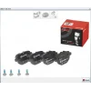 FREN BALATASI ARKA   BMW E60 (03-10)/ F10-F11 010>/ X3  F25 010> X4  F26 014> İ8 HYBRİD 014>/G11/G30  018>