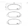 FREN BALATASI ÖN HONDA ACCORD IX (2012>) HR-V 1.5-1.6 I DTEC (2015>)
