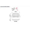 FREN BALATASI ARKA PASSAT B7 010>SHARAN 010>SEAT ALHAMBRA 010>TIGUAN 07>AUDI A6 01>AUDI Q3 011>
