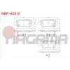 FREN BALATASI ARKA  HONDA CR-V III 2.0 I-VTEC / 2.2i CTDI (06-12)/ CR-V IV 1.6i DTEC- 2.0-2.2 VTEC 012>