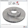 FREN DİSKİ ÖN HYUNDAİ İ20 1.2-1.4-1.4 CRDİ (2014>) KİA RİO -STONIC  1.0-1.25-1.4 CVVT (2017>) HAVALI 256MM