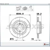 FREN DİSKİ ARKA BMW 3 SERİ E46 (98-05) Z4 E85 (03-09) Z4 E86 (06-09)  HAVALI 294MM