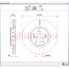 FREN DİSKİ ÖN HONDA CR-V 1.6-2.2 D-TEC  2012> HAVALI 315MM