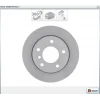 FREN DİSKİ ARKA BMW 1 SERİ E81 (06-12) E87 (03-13) DÜZ 280MM