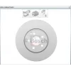 FREN DİSKİ ÖN MERCEDES W204-S204 (07-14) A207-C207-S212-W212 (2009>) R172 (2011>) HAVALI 322MM
