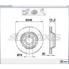 FREN DİSKİ ÖN BMW 3 SERİ E90 (05-11) E91 (04-12) E92 (06-13) E93 (06-13) X1 E84 (09-15) HAVALI 348MM