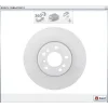 FREN DİSKİ ÖN BMW X3 E83 (03-11) X5 E53 (00-06) HAVALI 332MM