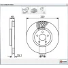 FREN DİSKİ ÖN FOCUS III (2012>) KUGA II (2013>) TRANSİT CONNECT (2013>) VOLVO C70 II (06-13) S40 II (04-12) V40 (12>) V50 (04-12) HAVALI 320MM