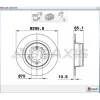 FREN DİSKİ ARKA DÜZ BMW E81 (06-12) E87 (03-13) E90 (05-11) E92 (06-13) 296MM